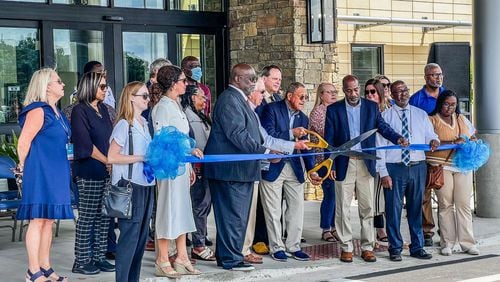 The city of Albany and Albany Area Chamber of Commerce celebrated the newest additions with a ribbon-cutting ceremony at the recently opened general aviation terminal and corporate hangar complex. (Photo Courtesy of Southwest Georgia Regional Airport (KABY)/Facebook)