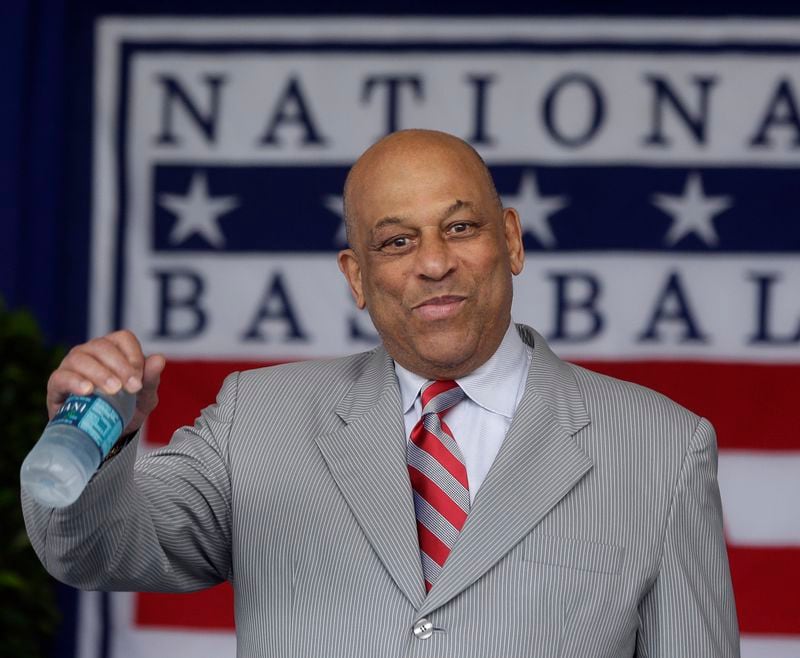 Hall of Famer Orlando Cepeda attends Baseball Hall of Fame induction ceremonies July 28, 2013, in Cooperstown, N.Y. (AP Photo/Mike Groll, File)