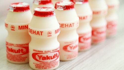 Yakult is a Japanese company known for fermented dairy and probiotic drinks.