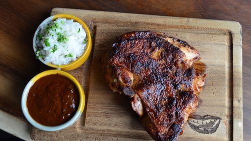 Chicken mole from the menu of D Boca N Boca in Summerhill.