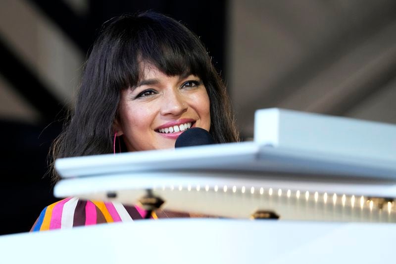 Norah Jones performs during the recent 2024 Sea.Hear.Now Festival in Asbury Park, N.J. (Photo by Charles Sykes/Invision/AP)