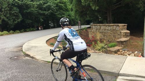 Alpharetta is partnering with Bike Alpharetta to renew the city’s designation as a Bike Friendly Community and is seeking public input. COURTESY BIKE ALPHARETTA