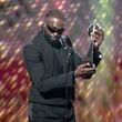 Jaylen Brown of the Boston Celtics speaks after receiving the Best Championship Performance award at the ESPY awards, Thursday, July 11, 2024, at the Dolby Theatre in Los Angeles. (AP Photo/Mark J. Terrill)