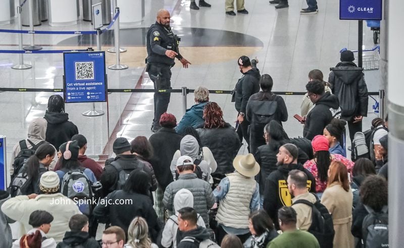 The investigation led to long lines inside the airport.