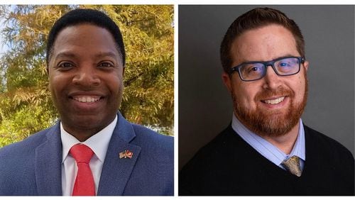 Mayoral candidates Michael Owens (left) and Aaron Carman (right) will face off in the municipal runoff election on April 18 to become the new city of Mableton's first mayor.