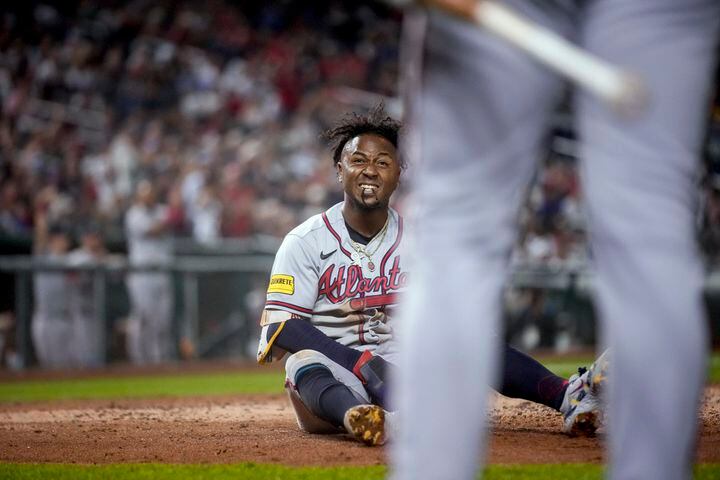 Ozzie Albies eclipses 100-RBI mark as Braves blow out Nationals