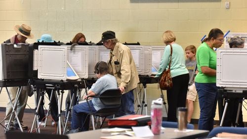 Fulton County offers weekend voting hours Saturday and Sunday at various locations. AJC file photo