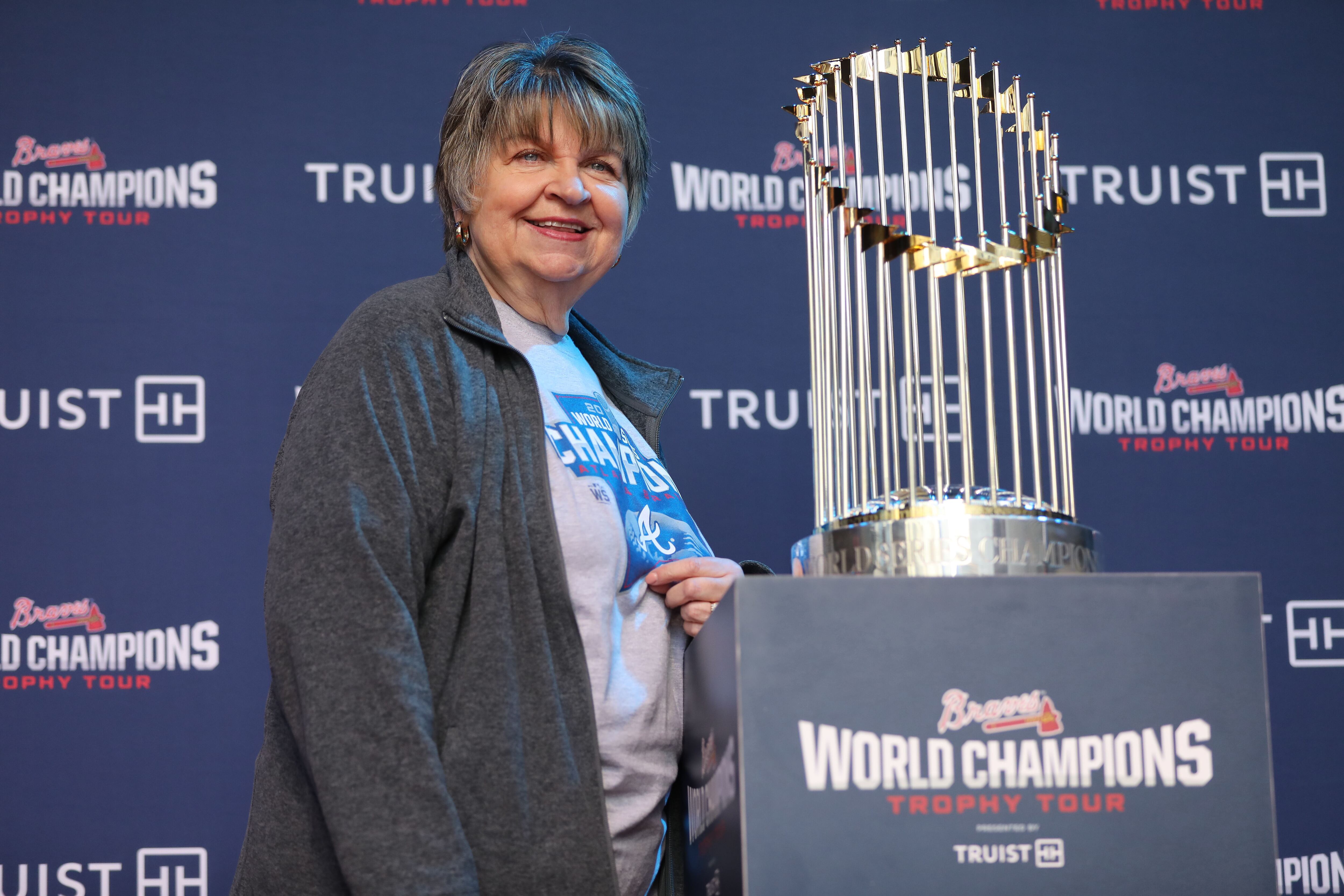 The Atlanta Braves are bringing their World Series Trophy to Athens