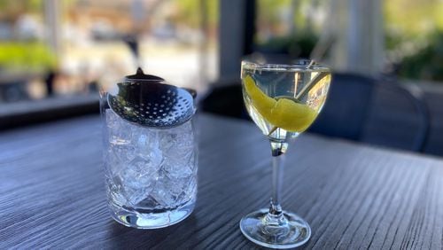 Whether you prefer your martini "wet" or "dry," try it with a twist of lemon peel. Krista Slater for The Atlanta Journal-Constitution