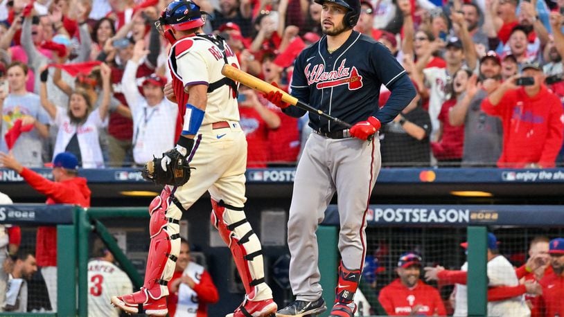 Jones' HR in 11th lifts Braves past Phils 15-13 - The San Diego  Union-Tribune