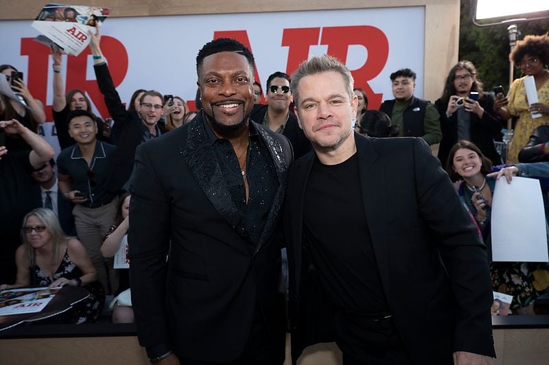 Chris Tucker and Matt Damon attend the World Premiere of Amazon Studio’s AIR at the Regency Village Theatre in Los Angeles, CA on Monday, March 27, 2023

(photo: Alex J. Berliner/ABImages)


