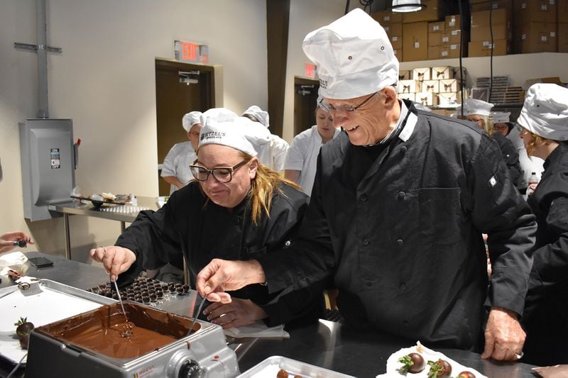 Kids can learn the secrets of making chocolate at Bitzel’s Chocolate  in Suwanee.
(Courtesy of Bitzel’s Chocolate)