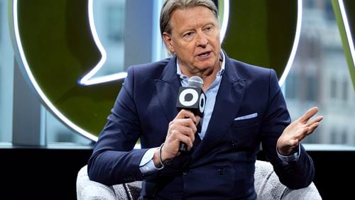 FILE - Verizon CEO Hans Vestberg addresses attendees of the Global Citizen Now conference, Wednesday, May 1, 2024, in New York. (AP Photo/Craig Ruttle)