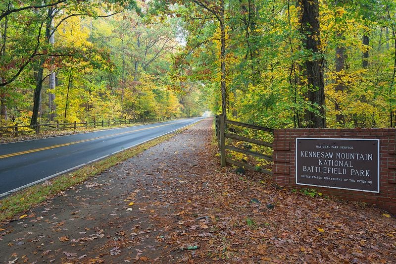 Now parking fees will need to be paid again at Kennesaw Mountain National Battlefield Park. (Courtesy of National Park Service)