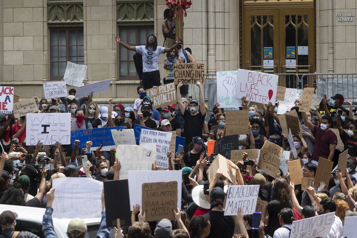 PHOTOS: Fourth day of protests in downtown Atlanta