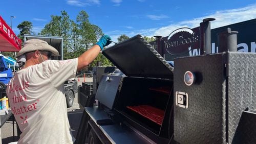 Tyson Foods partners with Walmart to prepare meals for people in disaster situations. (Photo Courtesy of Charmain Z. Brackett/Augusta Good News)