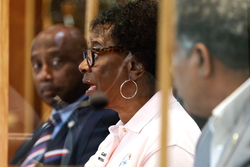 Clayton County commissioners voted unanimously Monday to sanction commissioner Felicia Franklin.