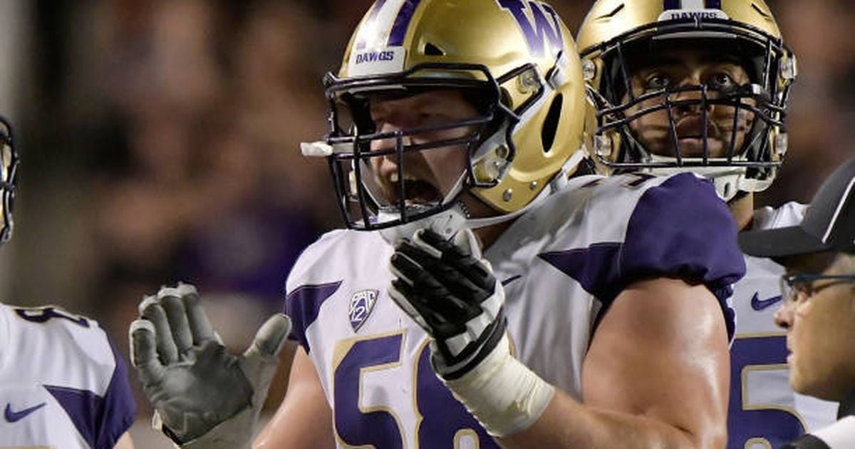 Falcons select Washington tackle Kaleb McGary