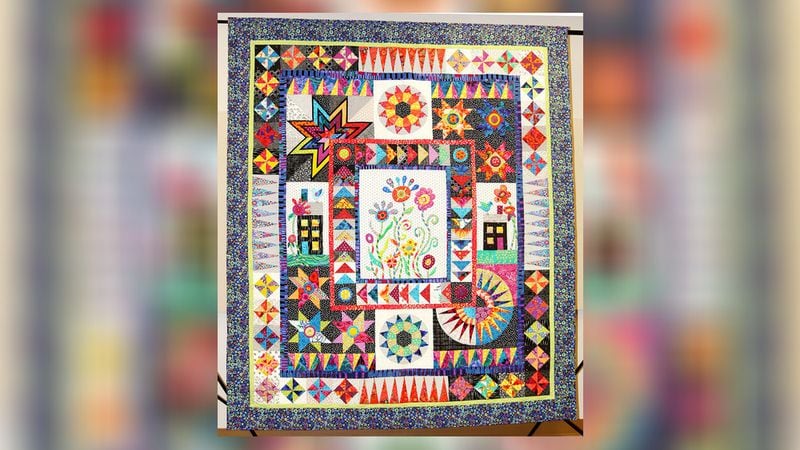 The 17th annual Georgia Celebrates Quilts Show will feature a raffling of Celebration, a quilt created by 69 members of the East Cobb Quilters Guild.