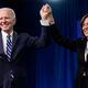 President Joe Biden and Vice President Kamala Harris at the Feb. 3, 2023, Democratic National Committee winter meeting in Philadelphia. (Patrick Semansky/AP)