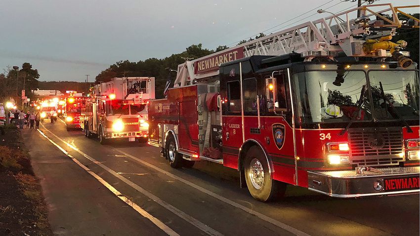 Photos: Fires and explosions destroy homes near Boston