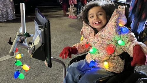 To attend camp, Kalika, 5, who has a rare neurological disorder, would need a parent or sitter to accompany her because most camps lack provisions for children with significant disabilities, according to her mother. (Courtesy photo)