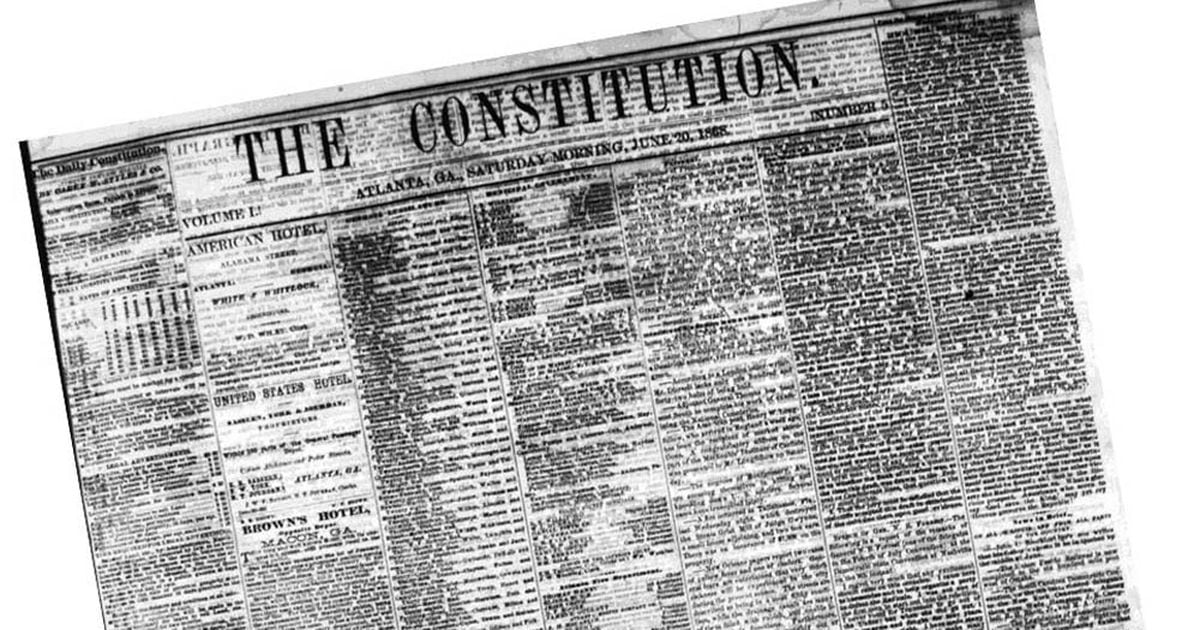 Moments in Atlanta history: 20 famous Constitution front pages