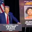 Republican presidential nominee former President Donald Trump speaks during a campaign event, Saturday, Sept. 28, 2024, in Prairie du Chien, Wis. (AP Photo/Charlie Neibergall)