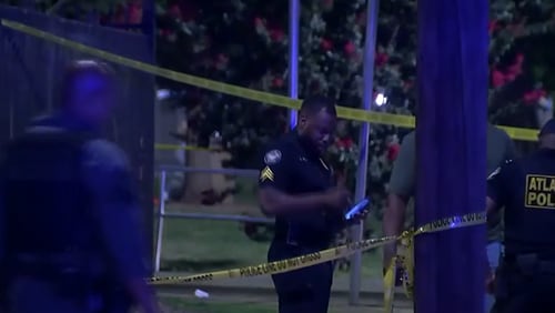 Police were at the scene of a shooting in Mechanicsville on Saturday night. It was the second straight year that gunfire surrounded an annual community event in the southwest Atlanta neighborhood, police said.