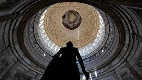 The U.S. Capitol rotunda in Washington, D.C. (AP Photo/Alex Brandon)