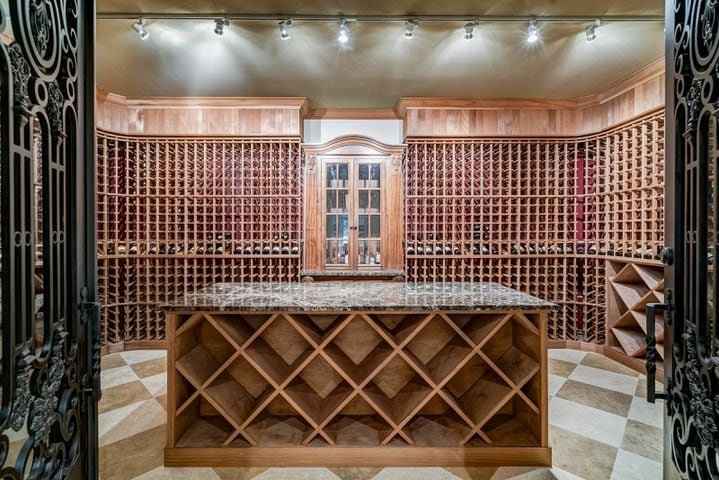 Tuxedo Park wine cellar