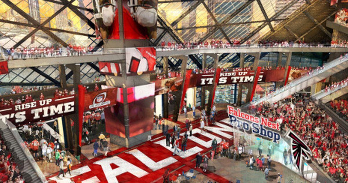 Atlanta Falcons Renditions of New Stadium Luxury Suites