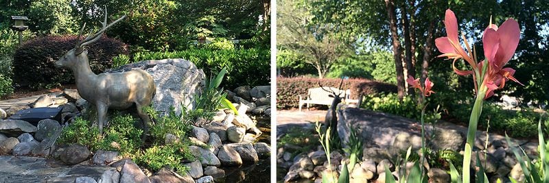 Each of the eight gardens that ring the Hospice Atlanta Center has a different theme and layout.
