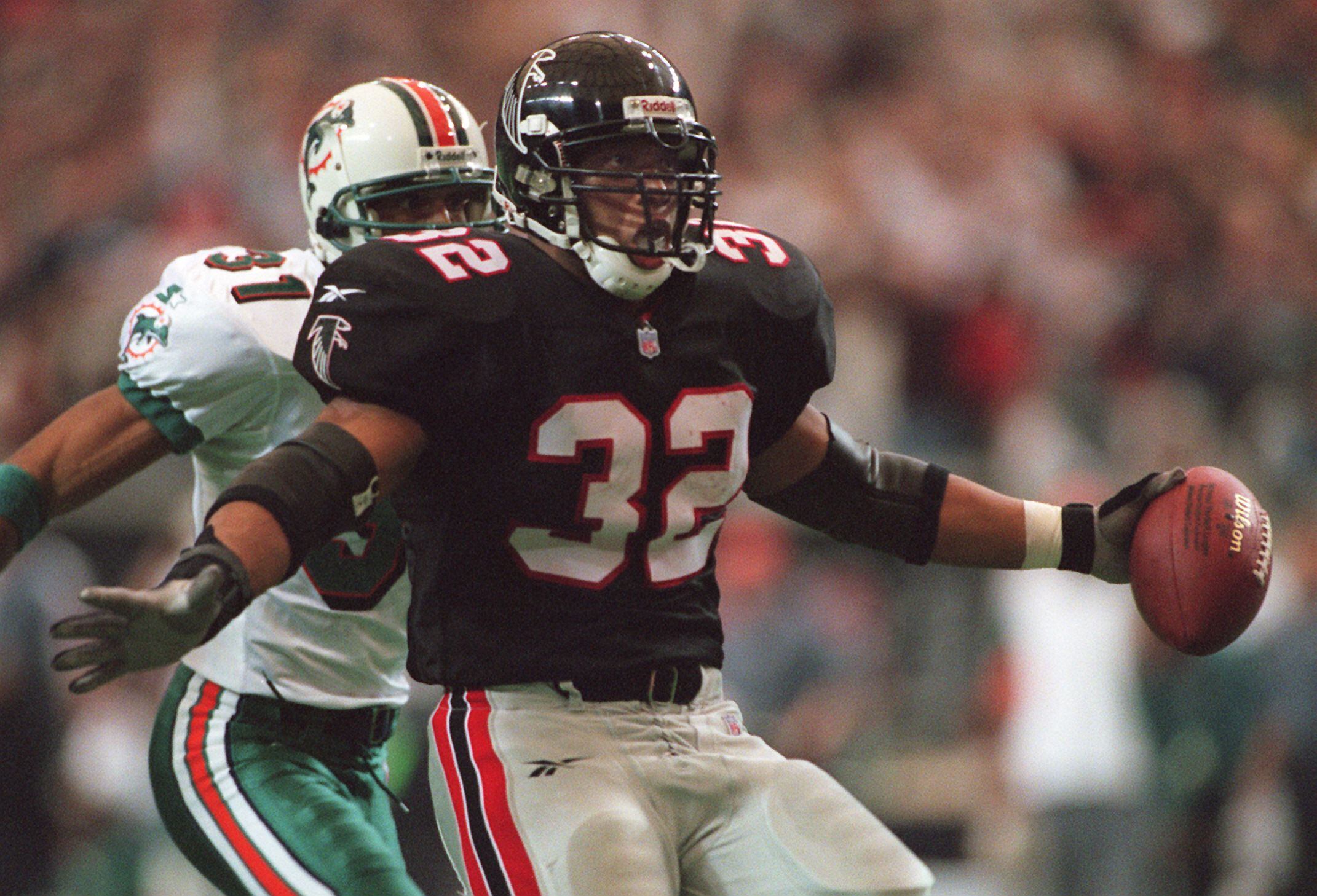 1999 SCORE JAMAL ANDERSON #80 ATLANTA FALCONS