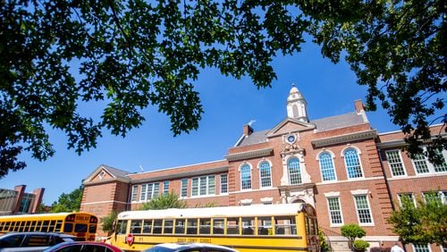 The education special purpose local option sales tax, or E-SPLOST, funds capital improvements like the ones planned for Druid Hills High School. The audit evaluated how the district spent those funds between 2012-2022. (Jenni Girtman for The Atlanta Journal-Constitution)