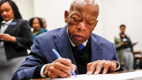 The Beloved Benefit, which has been rescheduled to July from its original February date will honor late U.S. Rep. John Lewis. Bob Andres / robert.andres@ajc.com