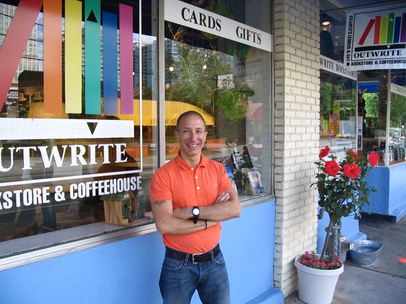 Philip Rafshoon opened Outwrite Bookstore and Coffeehouse in Midtown in 1993. It served as a "de facto community center,” Rafshoon said of the business that closed in 2012. Courtesy of Philip Rafshoon