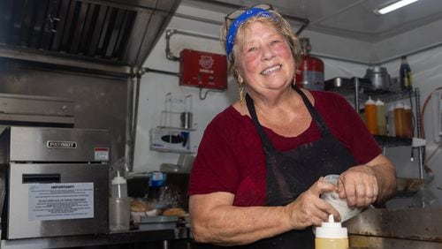 Beth Shipman poses for a photo in the On-Deck Diner kitchen on July 23, 2024 in Daufuskie Island, South Carolina. (AJC Photo/Katelyn Myrick)