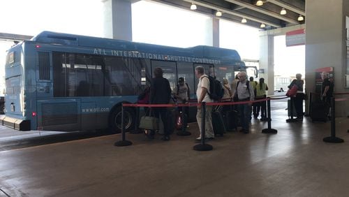 Terminal connector shuttle at Hartsfield-Jackson