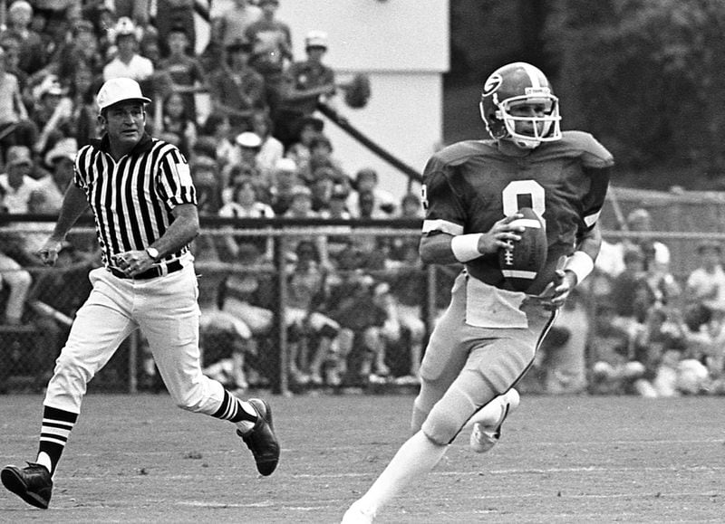 Former Georgia Bulldogs quarterback Buck Belue. Photos from AJC archive