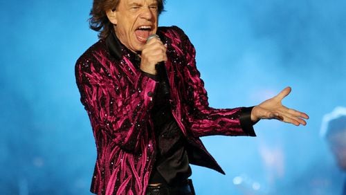 The Rolling Stones return to Mercedes Benz Stadium, where they played in 2021, on June 7.
Robb Cohen for the Atlanta Journal-Constitution