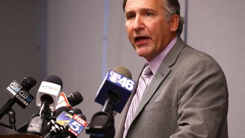 Fulton County Schools Superintendent Mike Looney plans to lift the mask mandate a month after the district’s young students become eligible for the COVID-19 vaccine. (Curtis Compton/ccompton@ajc.com)