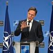 The new NATO Secretary General Mark Rutte speaks during a press conference at NATO headquarters in Brussels, Belgium, Tuesday, Oct. 1, 2024. (AP Photo/Harry Nakos)