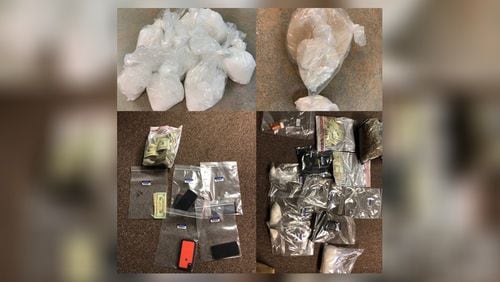 The GBI said it seized thousands of dollars worth of cocaine, methamphetamine, marijuana and cash during a series of drug busts Wednesday in Woodbury.