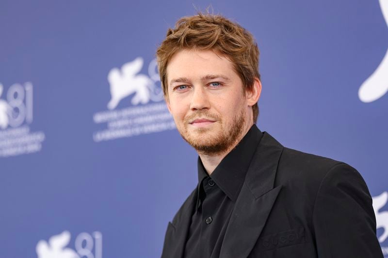 Joe Alwyn poses for photographers at the photo call for the film 'The Brutalist' during the 81st edition of the Venice Film Festival in Venice, Italy, on Sunday, Sept. 1, 2024. (Photo by Vianney Le Caer/Invision/AP)