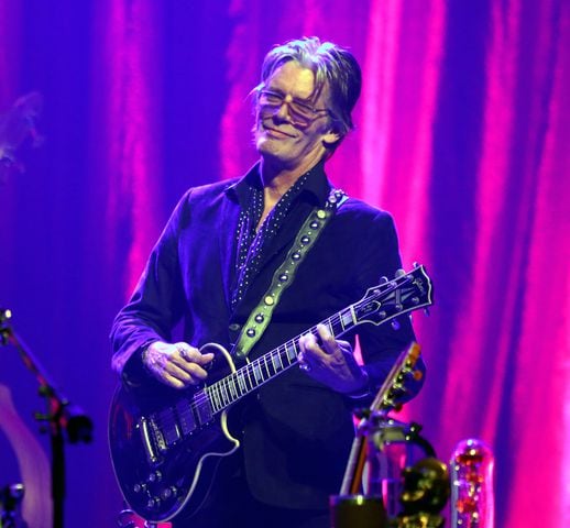 Guitarist Charlie Sexton, who played in Bob Dylan's band for many years, joined Elvis Costello & the Imposters at the Coca Cola Roxy Theatre on Tuesday, January 30, 2024.
Robb Cohen for the Atlanta Journal-Constitution