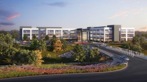 Edison Chastain will be a 150,000-square-foot, three-story office building on Chastain Meadows parkway near Bells Ferry Road in Kennesaw, the Cobb Chamber of Commerce said. CONTRIBUTED