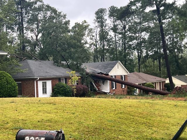 Helene damage in Augusta