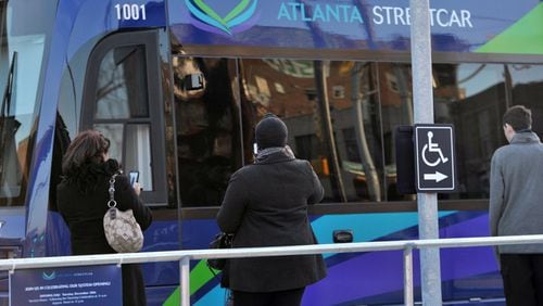 The Atlanta Streetcar will operate under a modified schedule for New Year’s Eve and resume its regular schedule on New Year’s Day. AJC file photo