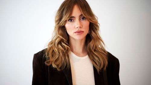 Suki Waterhouse poses for a portrait on Thursday, Sept. 12, 2024, in New York. (Photo by Matt Licari/Invision/AP)